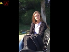 Enthousiasteling, Aziatisch, Bruinharig, Chinees, Hd, Likken, Gezichtspunt, Zuigen