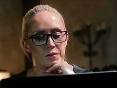 デカパイ, ブロンド, オナニー, 熟年, 淫乱熟女, 母, 自然山雀, 一人