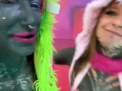 素人, お尻, デカパイ, ゴス, 怪物, オーガズム, シーメール, タトゥー