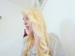 Blonde, Sucer une bite, Tir de sperme, Branlette thaïlandaise