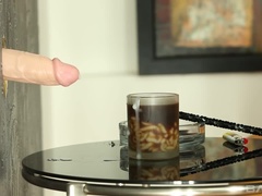 Blonde, Tir de sperme, Faciale, Fétiche, Lingerie, Masturbation, Jouets