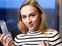 Большая жопа, Блондинки, Дилдо, Пальцем, Мастурбация, Тощие, Соло, Стриптизерша