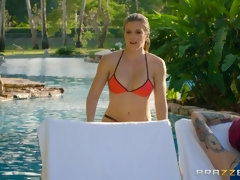 Grosse titten, Blondine, Betrug, Paar, Schwanz, Milf, Realität, Flotter dreier