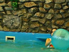 Chica, Lesbiana, Piscina, Juguetes