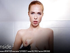 エロティック, 女, 指いじり, Hd, ゴム, オナニー, 乳首, ロシア人