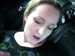 Blasen, Braunhaarige, Auto, Aufs gesicht abspritzen, Hd