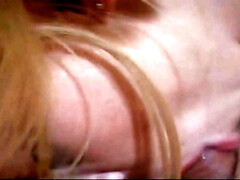 Raunchy vixen emotional blowjob POV scene