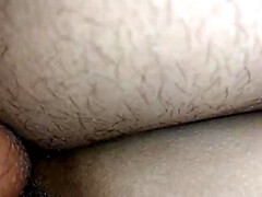 Angyamazon Hard Riding Blowjob and Creampie in Basement While Cuckold Watches in Living Room