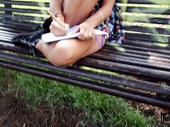 Жопа, Минет, Брюнетки, Европейки, Латиноамериканки, На природе, От первого лица, На публике