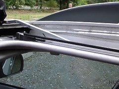 車, イく瞬間, チン, ハードコア, 淫乱熟女, アウトドア, ハメ撮り, 公共