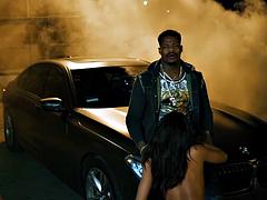 デカパイ, 黒人, フェラチオ, 黒人, 異人種間, 淫乱熟女, 三人, オッパイの