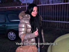 nasty bitch sucks dick for money