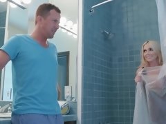 Jessy fucked his sexy stepmom in both holes