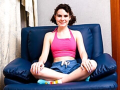 Cul, Brunette brune, Doigter, Masturbation, Maigrichonne, Solo, Tatouage, Adolescente