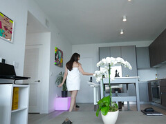 Kleid, Reif, Milf, Mutti, Pov, Sohn, Hoch, Tanga