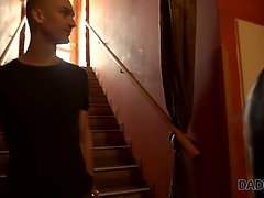 Ana Rose, the gorgeous 18-year-old, tries to please her daddy with her tight pussy