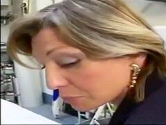 French Mature boss And Her worker buttfuck