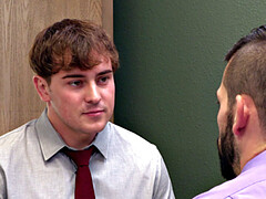 Bearded Rival Dicked Down By Office Slut - Josh Brady - NextDoorStudios