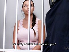 捕まる, バック, ヨーロピアン, Hd, ポリス, 現実, ラフ, ティーン