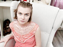 Enthousiasteling, Grote lul, Hondjeshouding, Natuurlijke tieten, Gezichtspunt, Kort haar, Tiener, Tieten likken