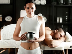 Good-looking babe Lee Anne gets fucked by a massive dick