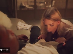 Rubia, Mamada, Engañando, Interracial, Lamidas, Coño, Montar, Adolescente