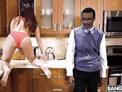 Grosser arsch, Schwarz, Blasen, Hundestellung, Latina, Natürlichen titten, Rotschopf, Jungendliche (18+)