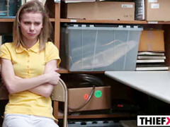 素人, フェラチオ, オフィス, お仕置き, ティーン