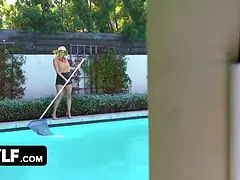 Grosser arsch, Grosse titten, Blasen, Betrug, Spermaladung, Hd, Milf, Pov