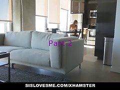 Sislovesme - step-sis pounded while doing hw