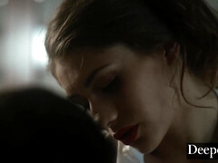 Grote lul, Stel, Diep in de keel, Natuurlijke tieten, Geschoren