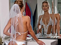 Grosser arsch, Grosser schwanz, Grosse titten, Blondine, Braut, Hundestellung, Milf, Titten