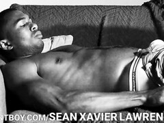 Chambre à dormir, Grosse bite, Noire, Noir ébène, Masturbation, Muscle, Solo