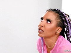 Cul, Dingue, Queue, Noir ébène, Hard, Chatte, Pute, Mouillée