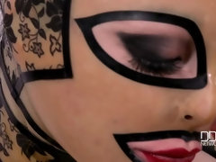 イギリス人, フェムドム, 指いじり, 軟体, ゴム, なめる, オナニー, オマンコ