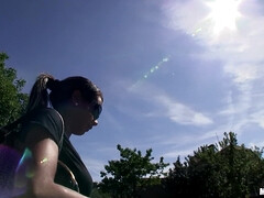 Amateur, Chica, Mamada, Morena, Sexo duro, Al aire libre, Realidad, Puta