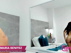 Enthousiasteling, Diep in de keel, Lul, Vrouw, Hd, Natuurlijk, Tepels, Webcamera