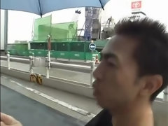 Asiático, Tetas grandes, Mamada, Japonés, Madres para coger, Al aire libre