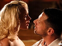 デカ尻, デカチン, デカパイ, ブロンド, フェラチオ, バック, 淫乱熟女, ショートヘア