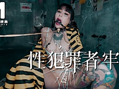 アジア人, フェラチオ, ボンデージ, Hd, なめる, オマンコ, ラフ, スパンキング