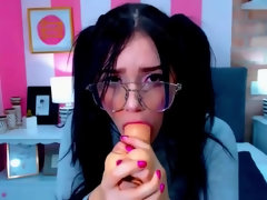 Brunette brune, Gode, Hard, Chatte, Solo, Adolescente, Jouets, Webcam