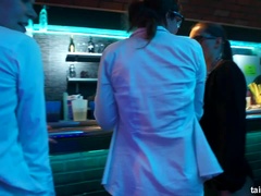 Blondine, Küssen, Masturbation, Orgie, Party, Pornostars, Dusche, Nass