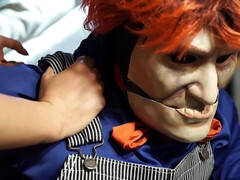 Tetas grandes, Rubia, Garganta profunda, Estilo perrito, Sexo duro, Mascara, Tetas naturales, Pantaletas