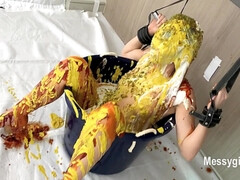 Food Bondage Lesbian Kinky Porn Video