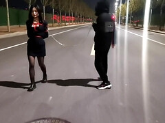 Asiatique, Bondage, Brunette brune, Mignonne, Hd, Mamelons, Orgasme, De plein air