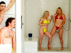 Stellung 69, Grosser schwanz, Blondine, Hundestellung, Flotter vierer, Zierlich, Dürr, Titten