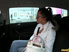 素人, 美人, フェラチオ, 車, ハードコア, お金, 現実, オッパイの