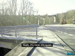 素人, アメリカ人, アジア人, 茶髪の, チン, アウトドア, ハメ撮り, 公共