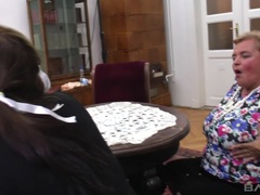 Blond, Bruinharig, Brillen, Lesbisch, Rijpe lesbienne, Doordringend, Realiteit, Tatoeage