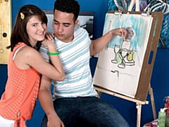 18 años, Culo grande, Mamada, Morena, Tetas naturales, Cabello corto, Adolescente, Tetas